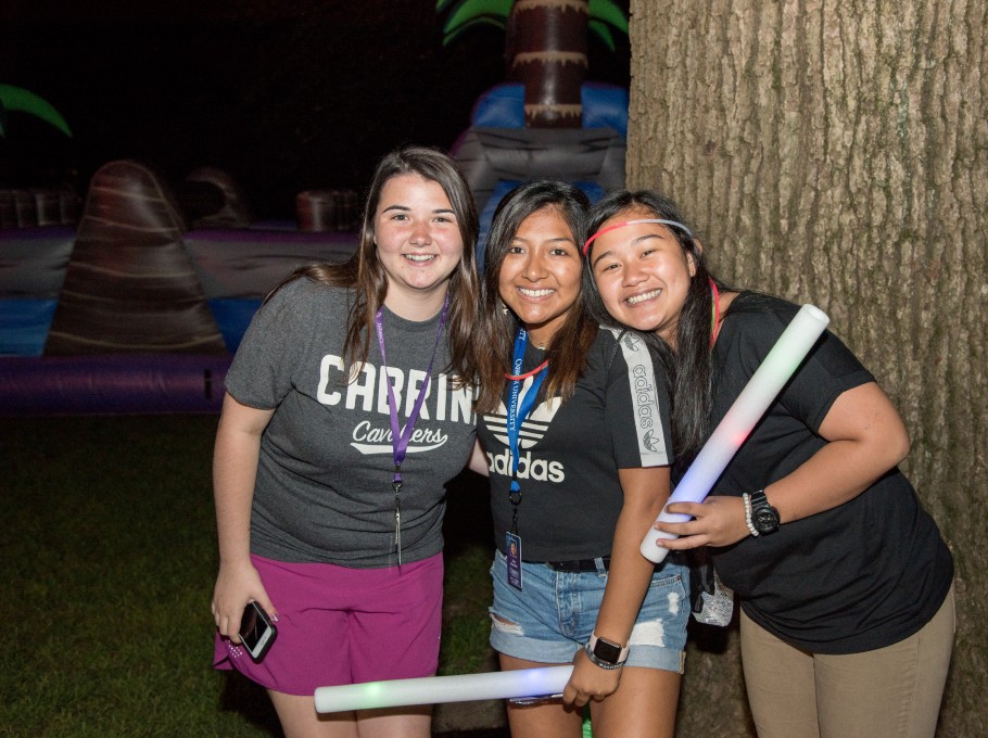Carnival Fun with some lighted wands and glow in the dark jewlery!