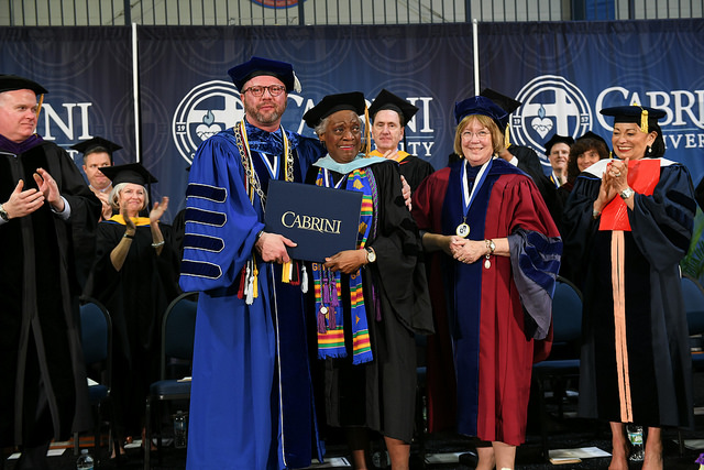 Shirley Dixon receives first doctoral degree