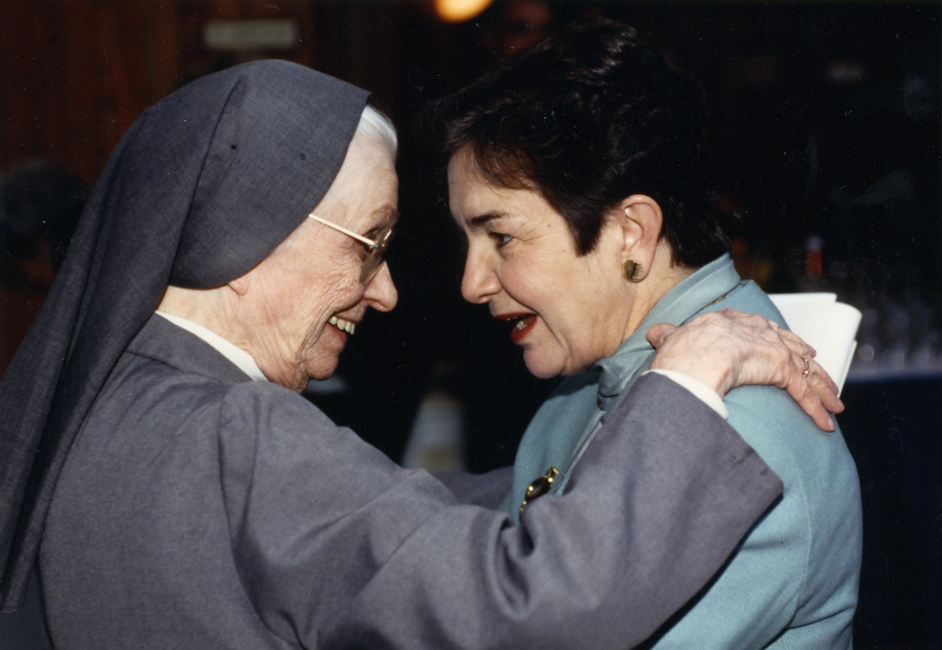 Mother Ursula and Toni Iadarola